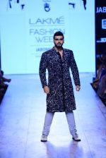 Arjun Kapoor walk the ramp for Kunal Rawal Show at Lakme Fashion Week 2015 Day 4 on 21st March 2015